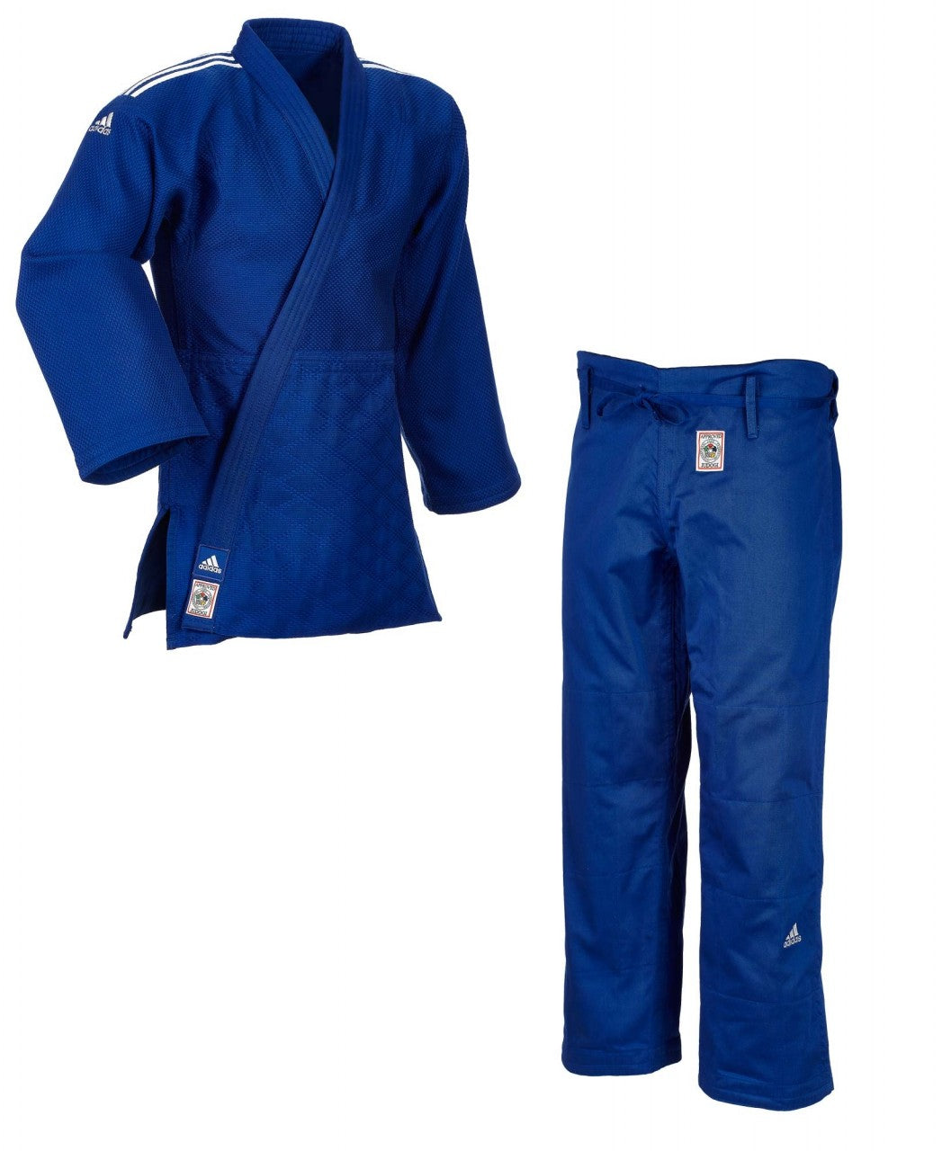 ADIDAS Judoanzug "CHAMPION II" IJF Judogi blau SF