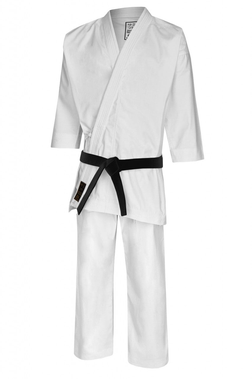 Karateanzug PX SAMITTO PREMIUM Gi 10oz weiß - Vorgewaschen - Kata - Kumite