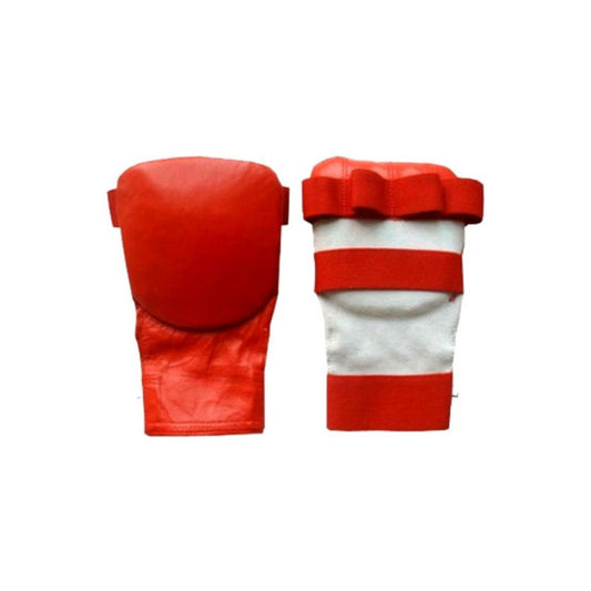 Karate Mitts rot, Leder