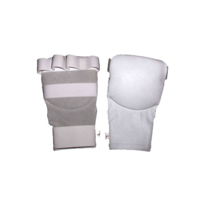 Karate Mitts weiß Leder